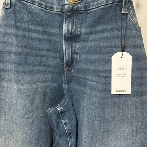 Express Women's High Rise Light Blue Jeans